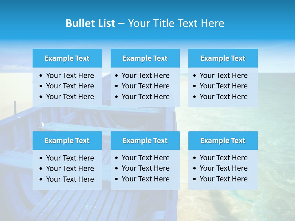 Dream Tree Turquoise PowerPoint Template