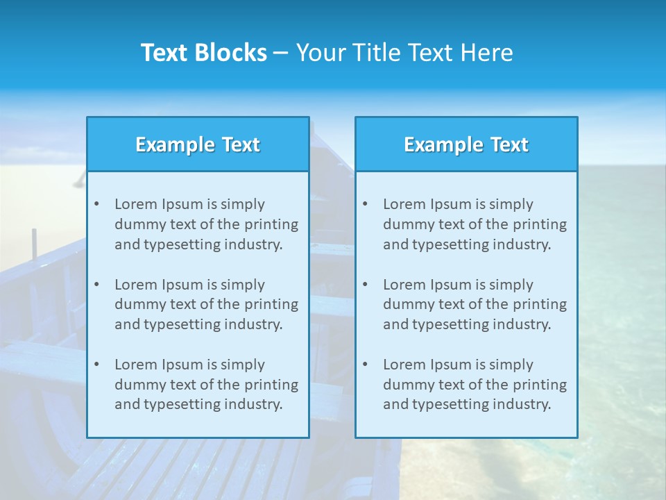 Dream Tree Turquoise PowerPoint Template