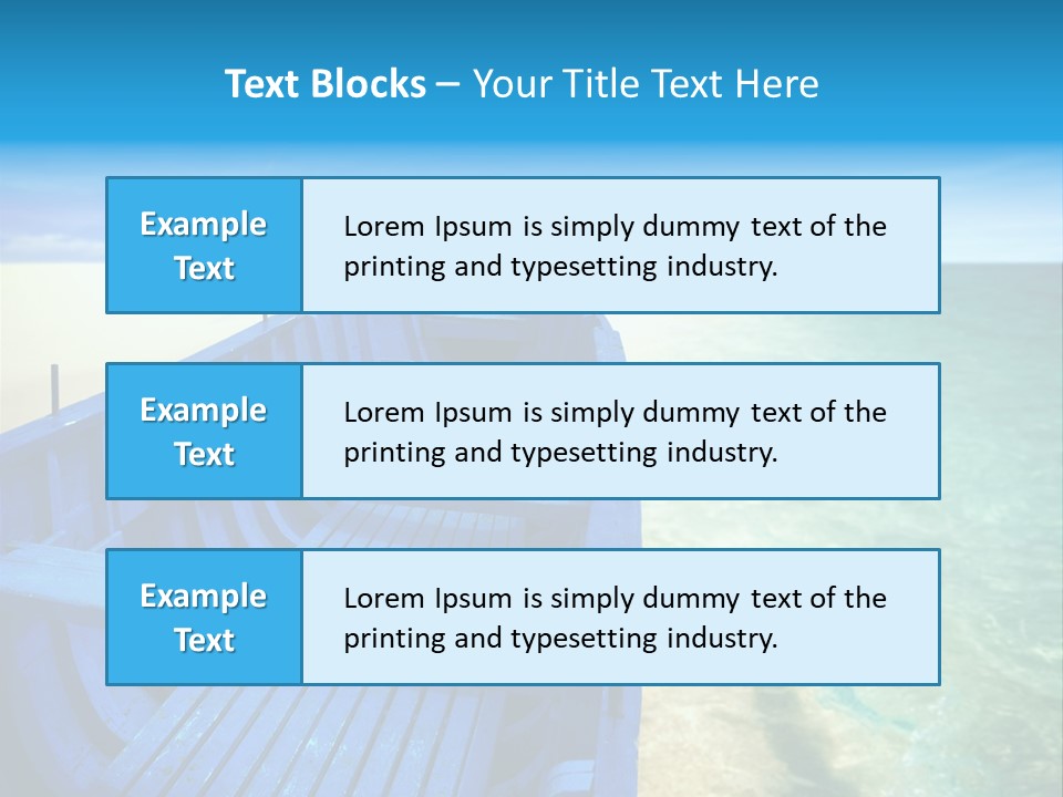 Dream Tree Turquoise PowerPoint Template