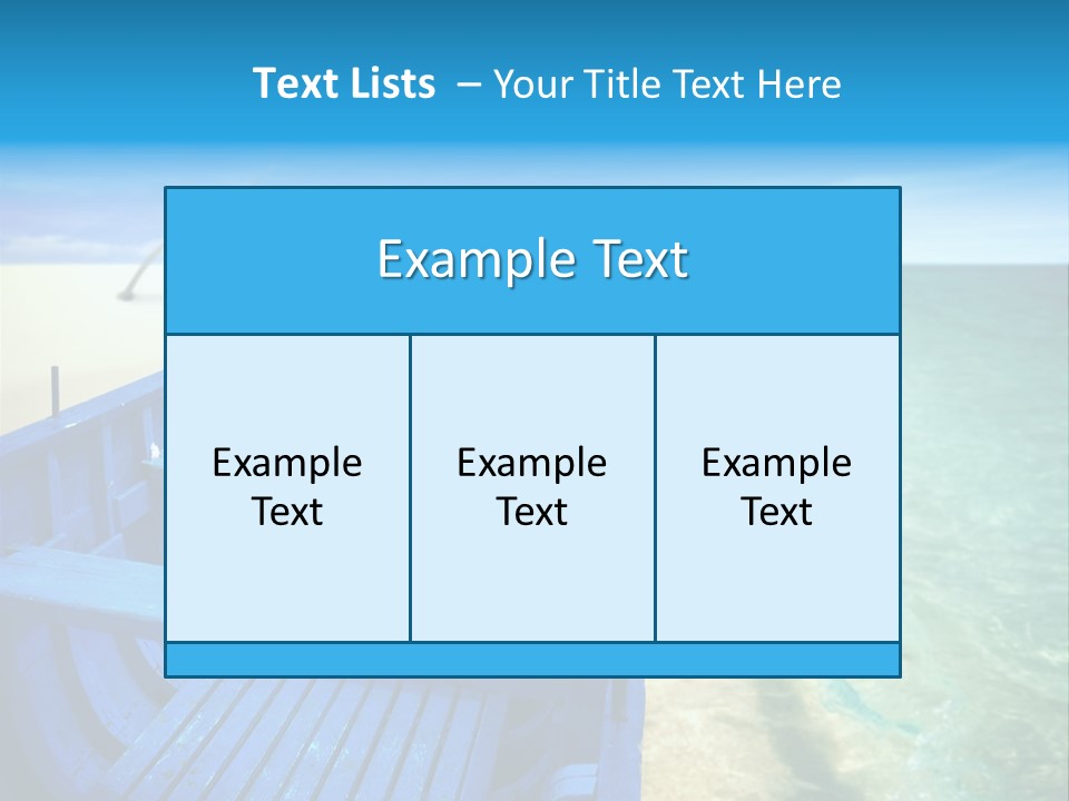 Dream Tree Turquoise PowerPoint Template