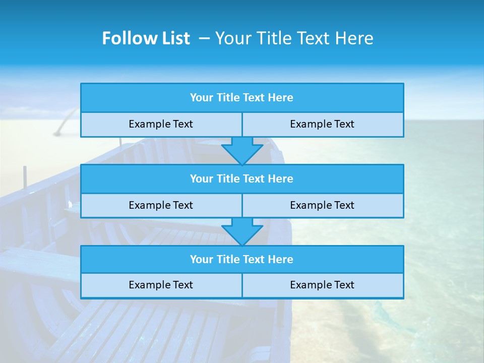 Dream Tree Turquoise PowerPoint Template