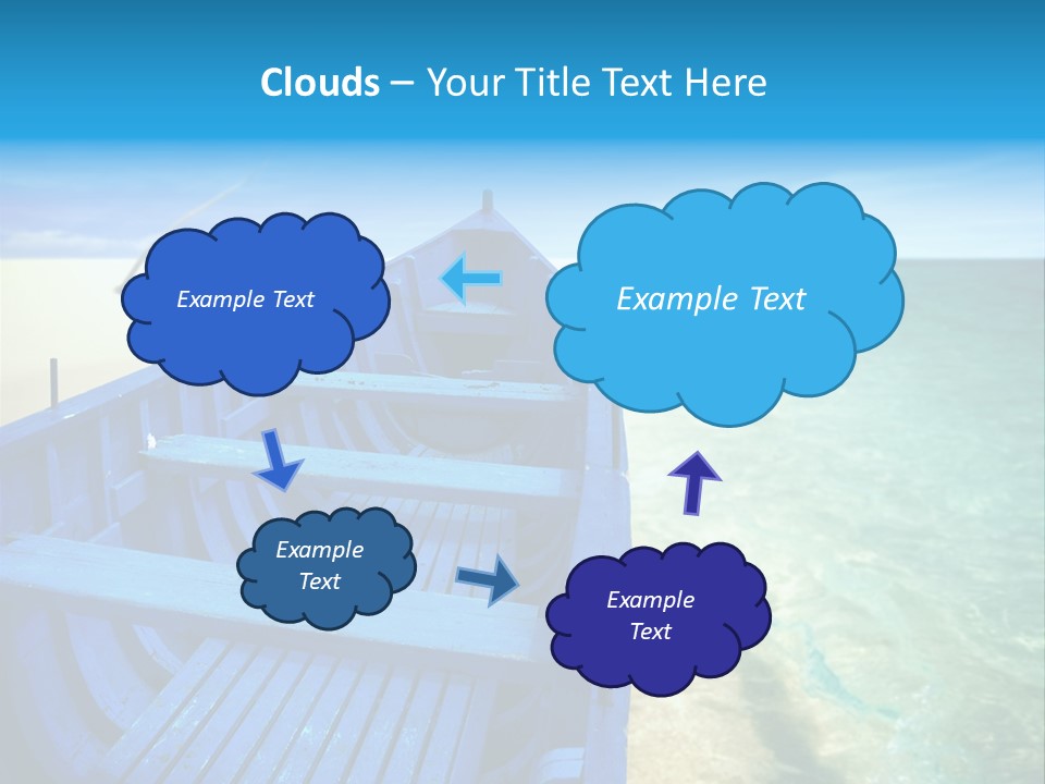 Dream Tree Turquoise PowerPoint Template