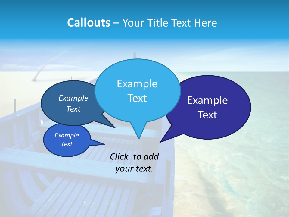 Dream Tree Turquoise PowerPoint Template
