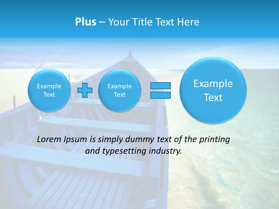Dream Tree Turquoise PowerPoint Template