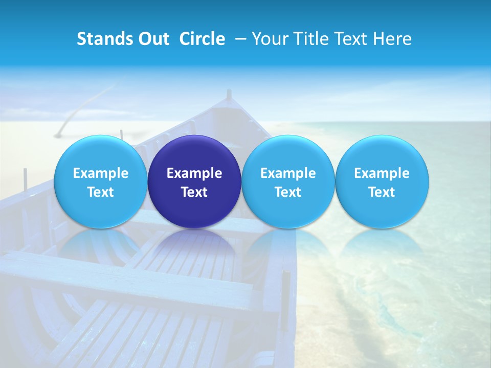 Dream Tree Turquoise PowerPoint Template