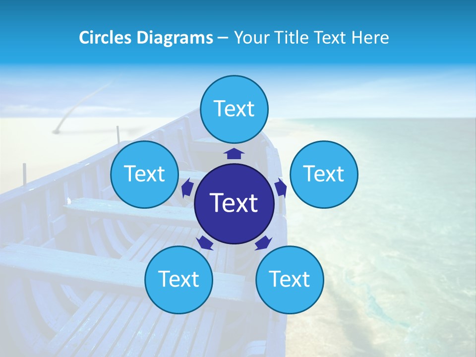Dream Tree Turquoise PowerPoint Template