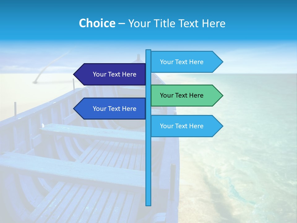 Dream Tree Turquoise PowerPoint Template
