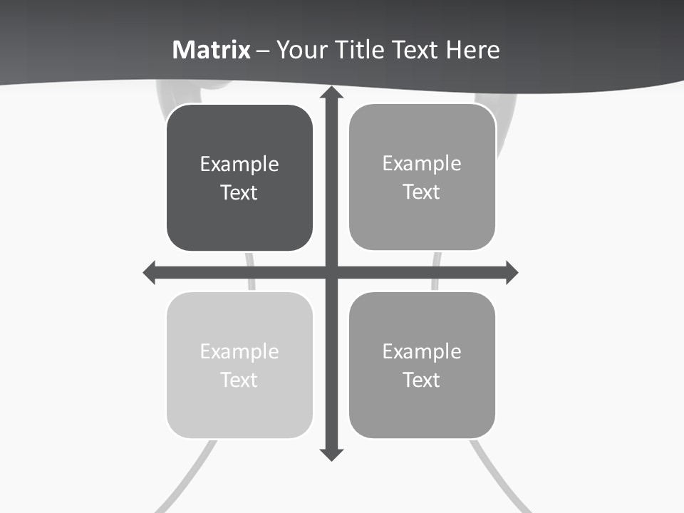 Cable Cord Stereo PowerPoint Template