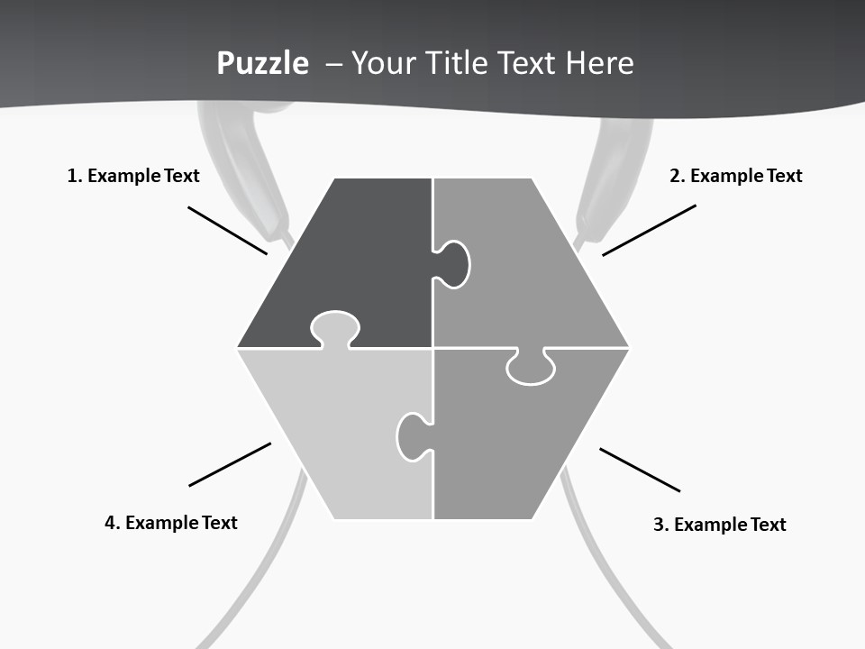 Cable Cord Stereo PowerPoint Template