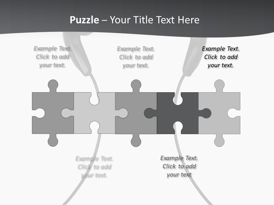 Cable Cord Stereo PowerPoint Template