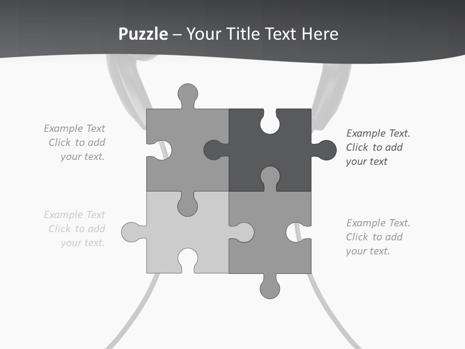 Cable Cord Stereo PowerPoint Template