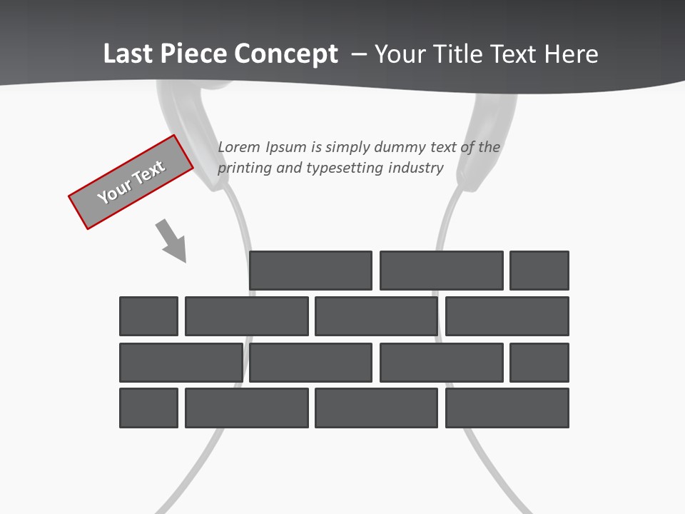 Cable Cord Stereo PowerPoint Template