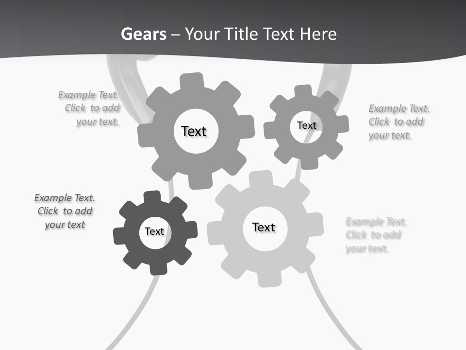 Cable Cord Stereo PowerPoint Template