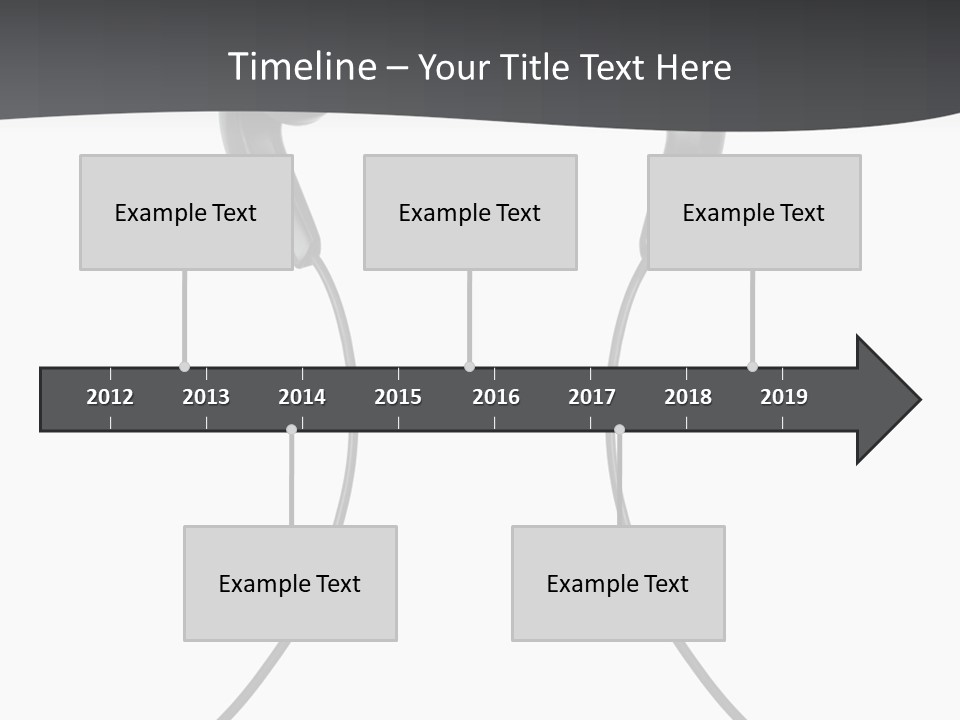 Cable Cord Stereo PowerPoint Template