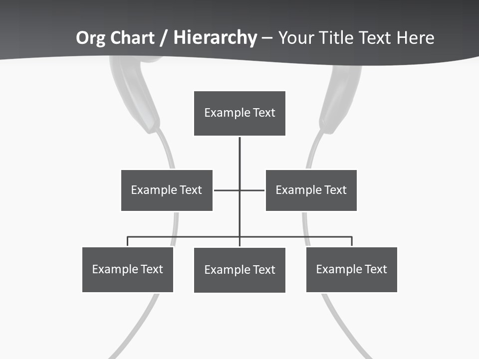 Cable Cord Stereo PowerPoint Template