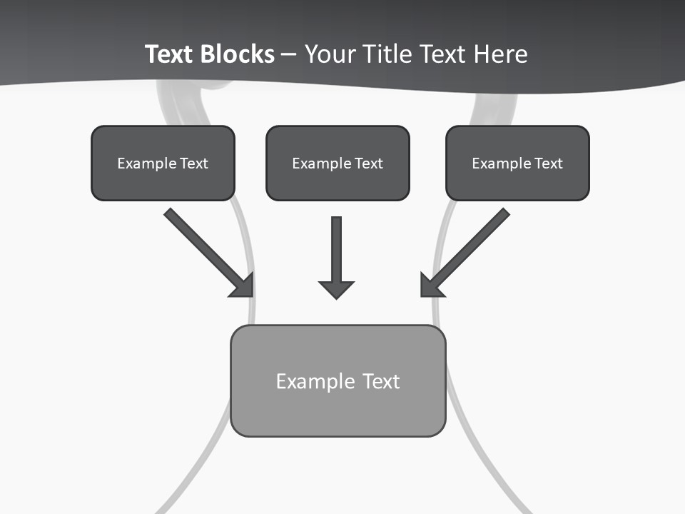 Cable Cord Stereo PowerPoint Template