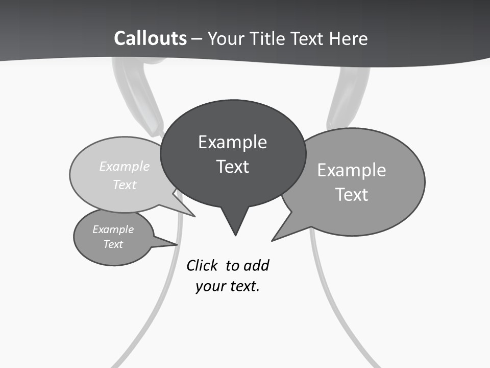 Cable Cord Stereo PowerPoint Template