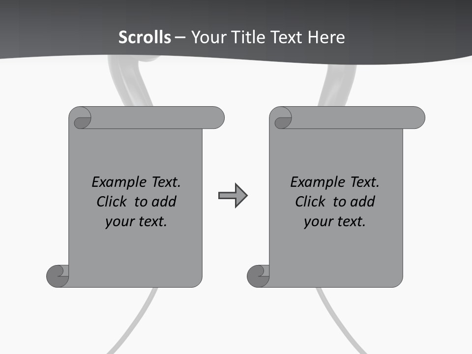 Cable Cord Stereo PowerPoint Template