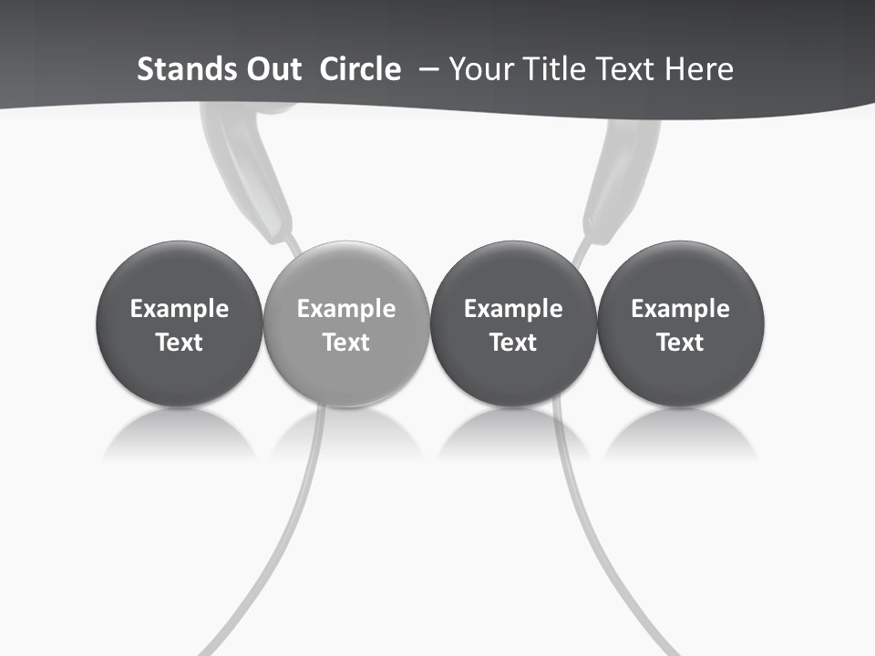 Cable Cord Stereo PowerPoint Template