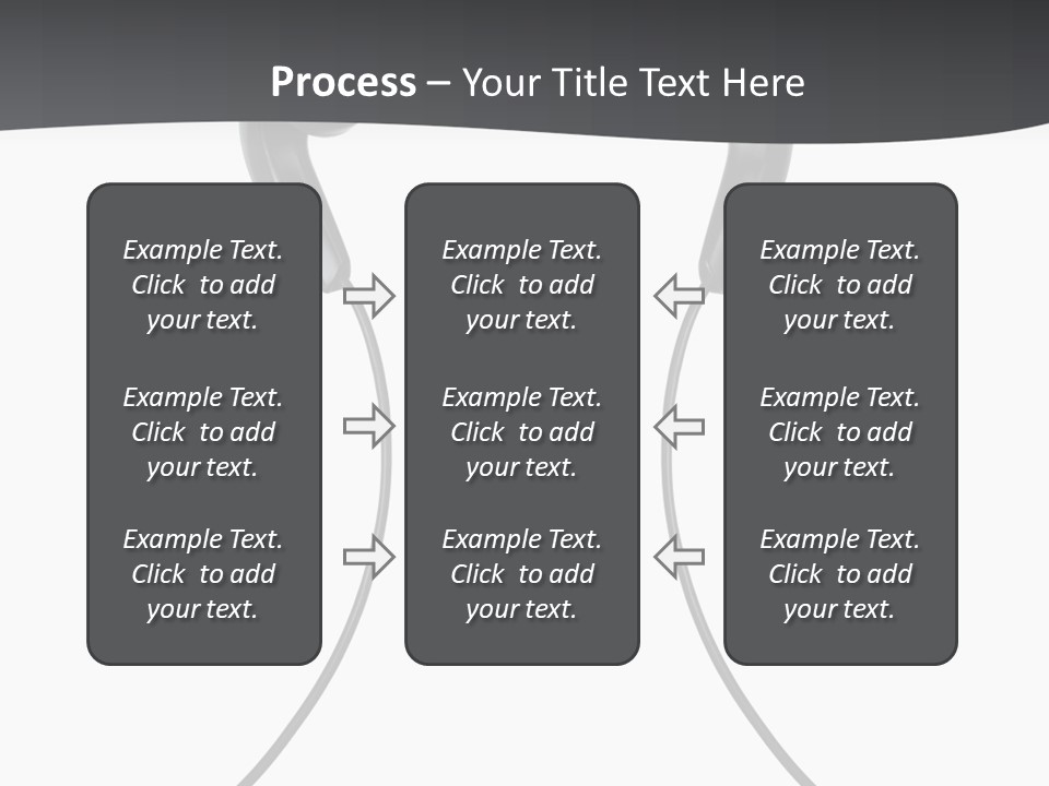 Cable Cord Stereo PowerPoint Template