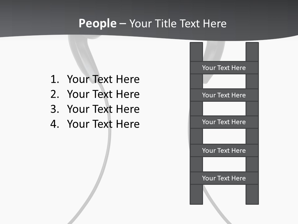 Cable Cord Stereo PowerPoint Template