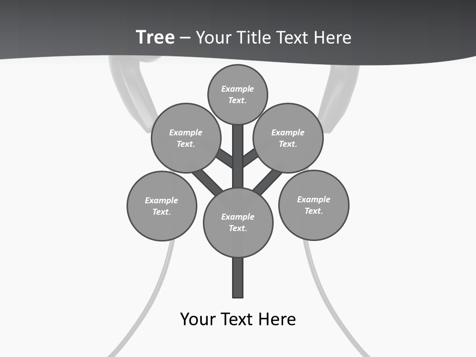 Cable Cord Stereo PowerPoint Template
