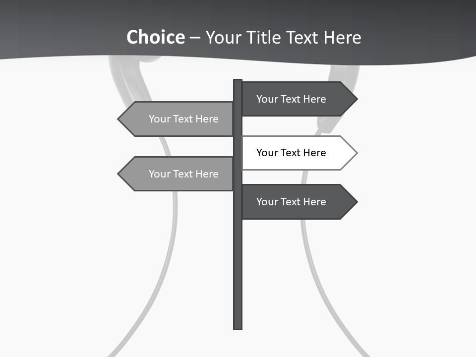 Cable Cord Stereo PowerPoint Template