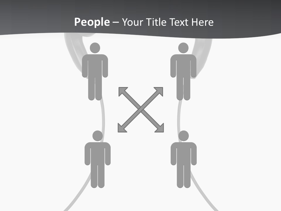 Cable Cord Stereo PowerPoint Template