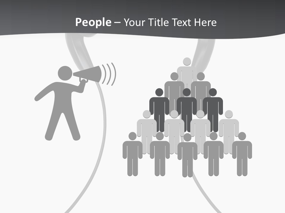 Cable Cord Stereo PowerPoint Template