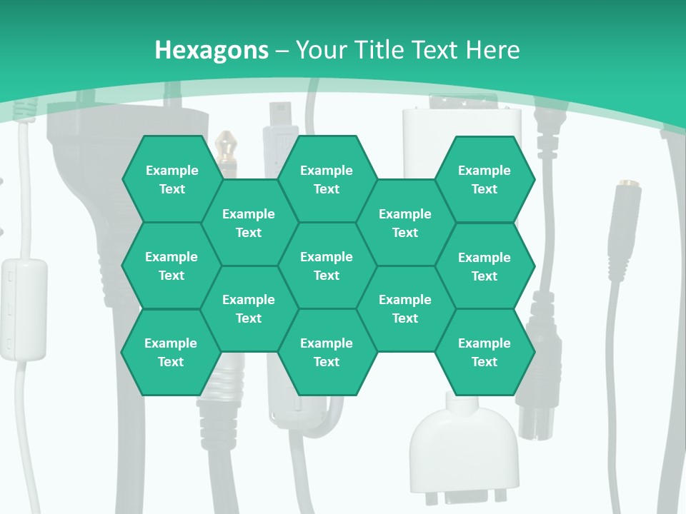 Adapter White Black PowerPoint Template