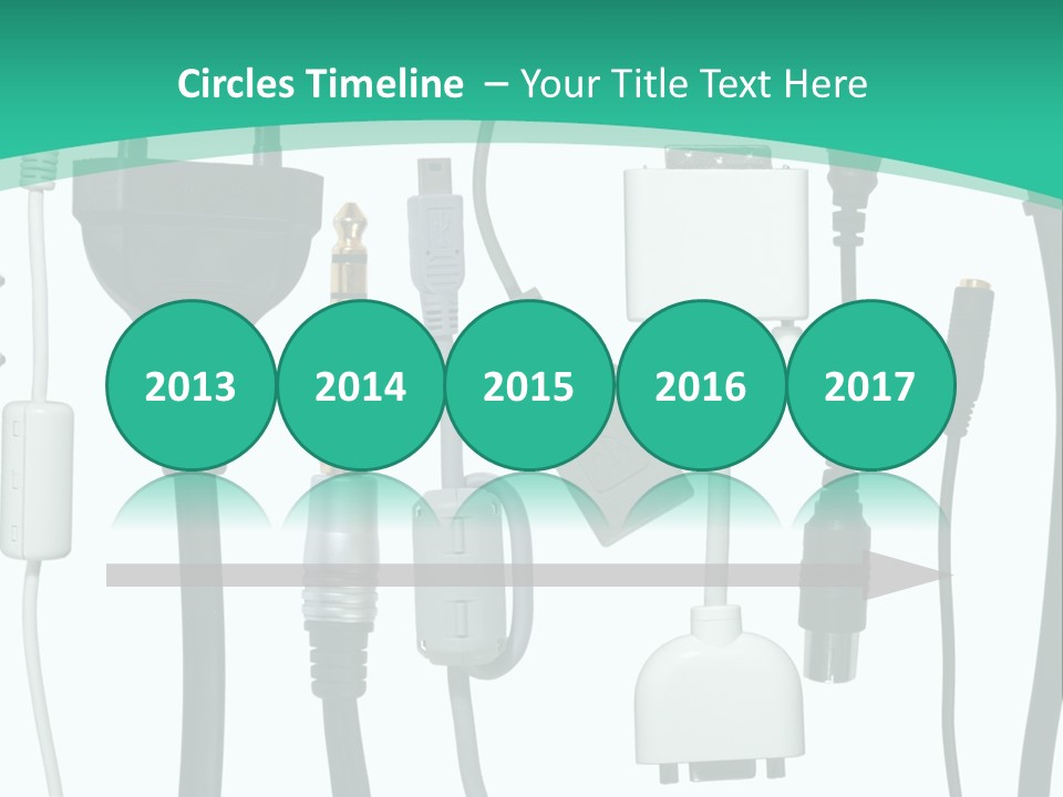 Adapter White Black PowerPoint Template