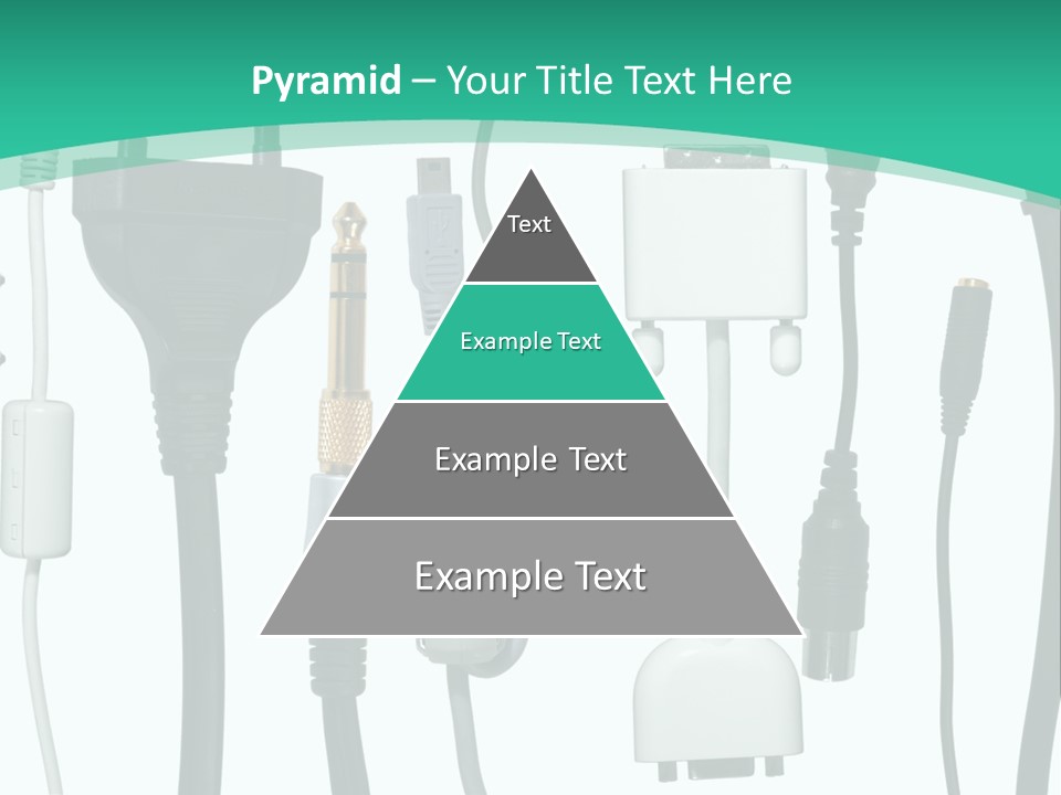 Adapter White Black PowerPoint Template