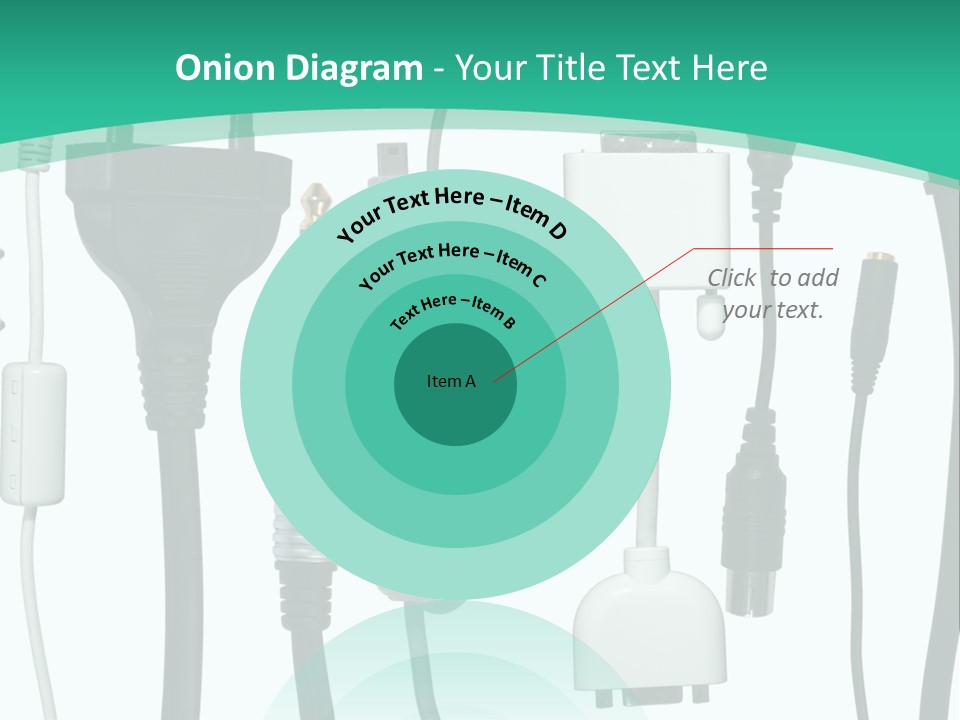 Adapter White Black PowerPoint Template