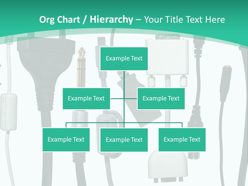 Adapter White Black PowerPoint Template