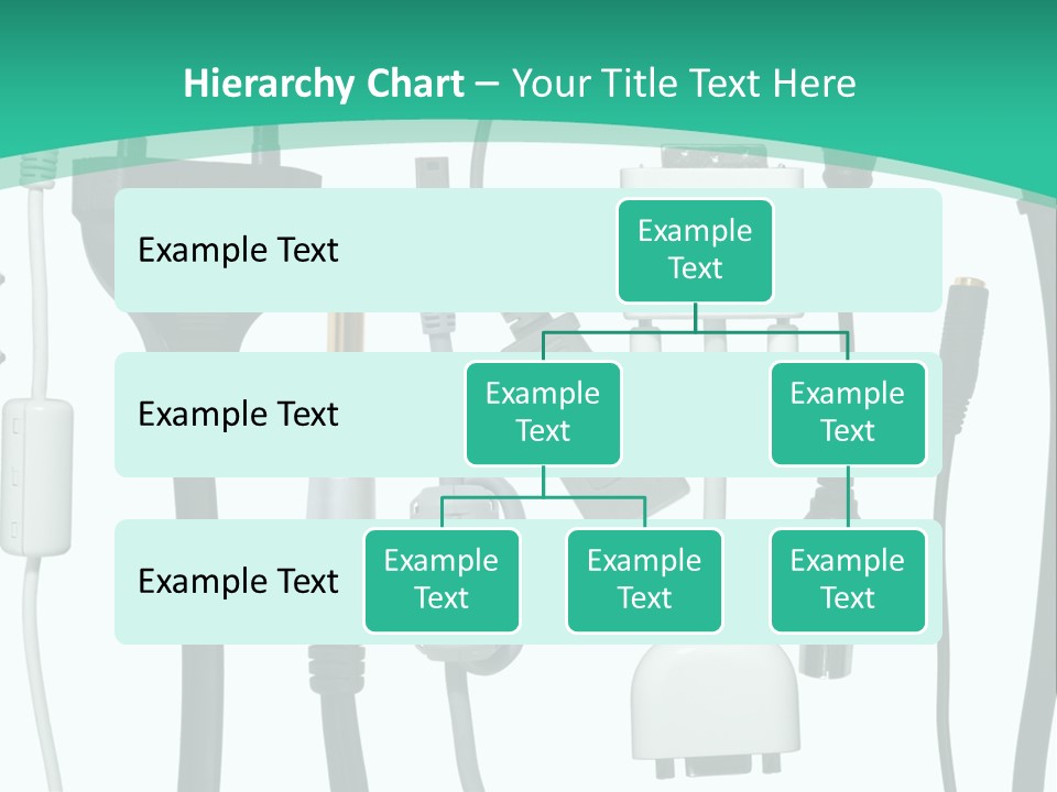 Adapter White Black PowerPoint Template