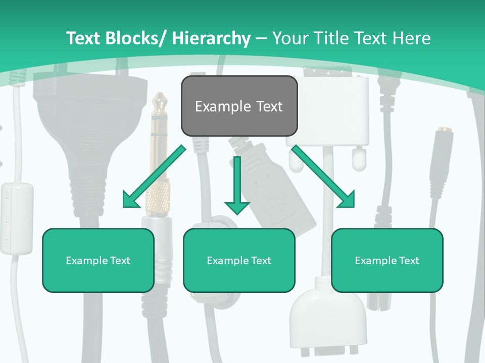 Adapter White Black PowerPoint Template
