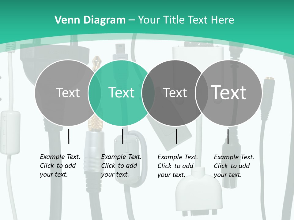 Adapter White Black PowerPoint Template