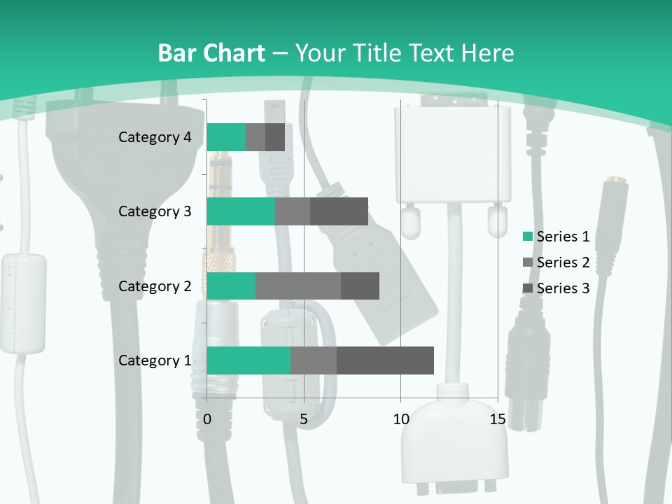 Adapter White Black PowerPoint Template