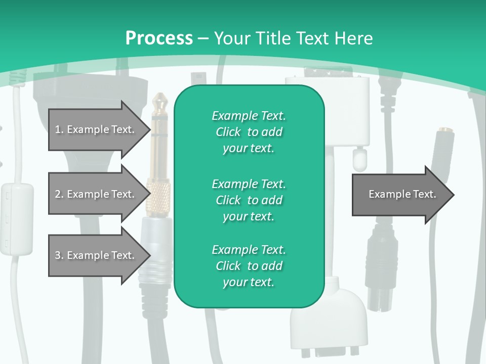 Adapter White Black PowerPoint Template