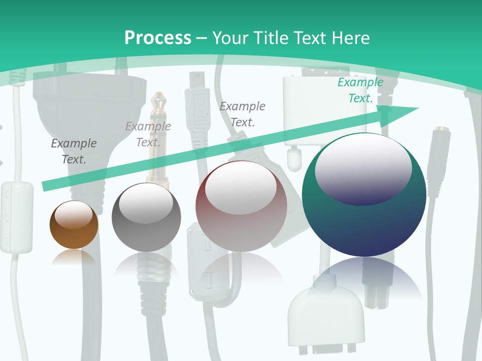 Adapter White Black PowerPoint Template