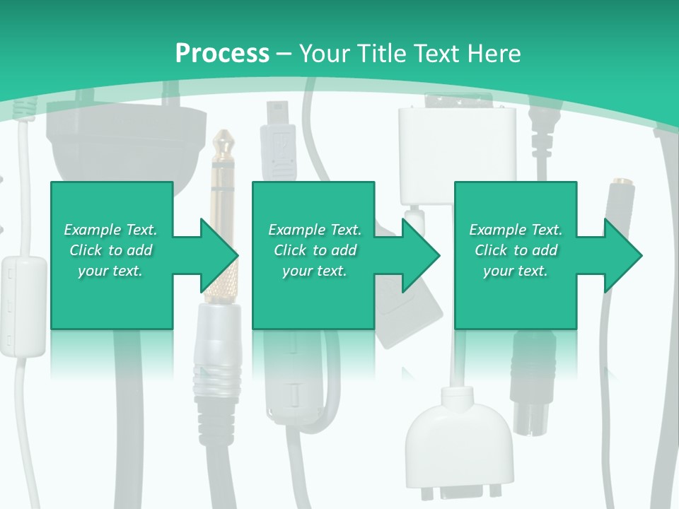 Adapter White Black PowerPoint Template