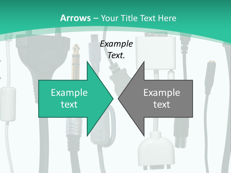 Adapter White Black PowerPoint Template