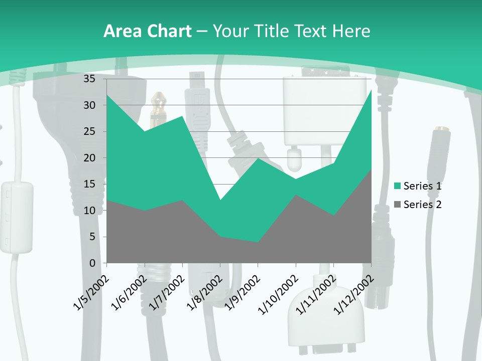 Adapter White Black PowerPoint Template