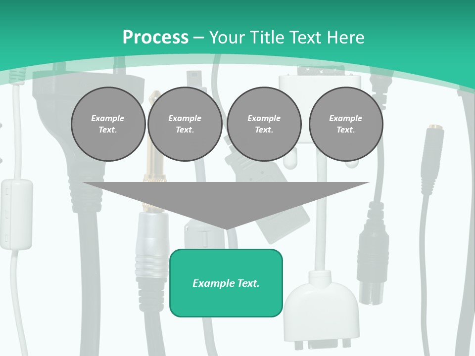 Adapter White Black PowerPoint Template
