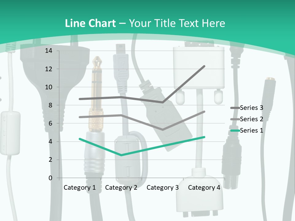 Adapter White Black PowerPoint Template