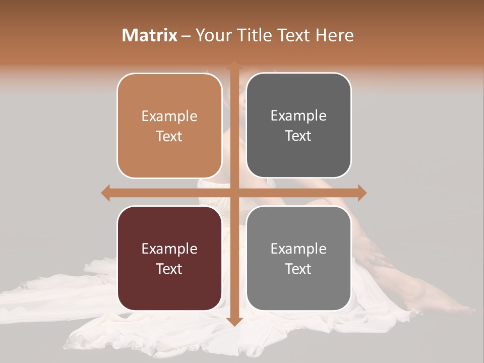 Bride Elegance Caucasian PowerPoint Template