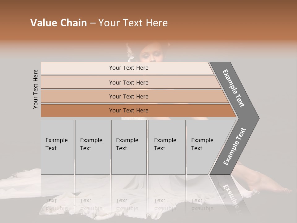 Bride Elegance Caucasian PowerPoint Template