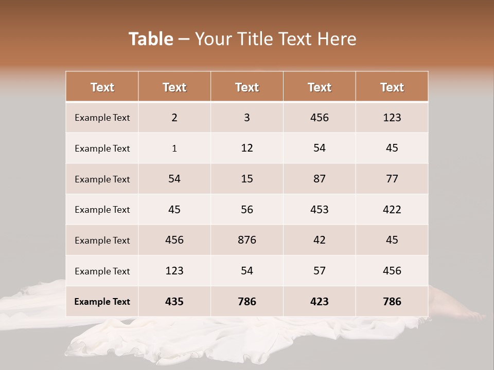 Bride Elegance Caucasian PowerPoint Template