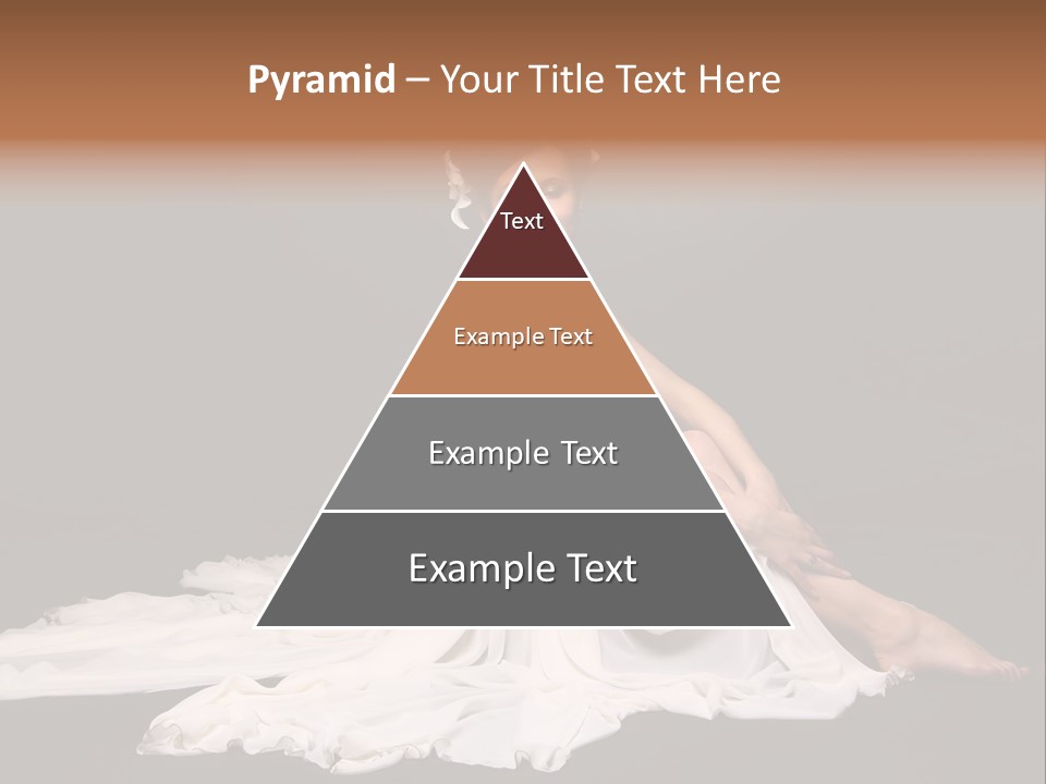 Bride Elegance Caucasian PowerPoint Template