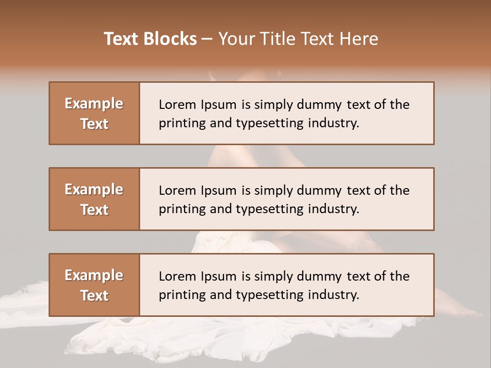 Bride Elegance Caucasian PowerPoint Template